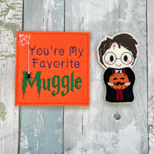 Halloween Magic Finger Puppet with Pouch