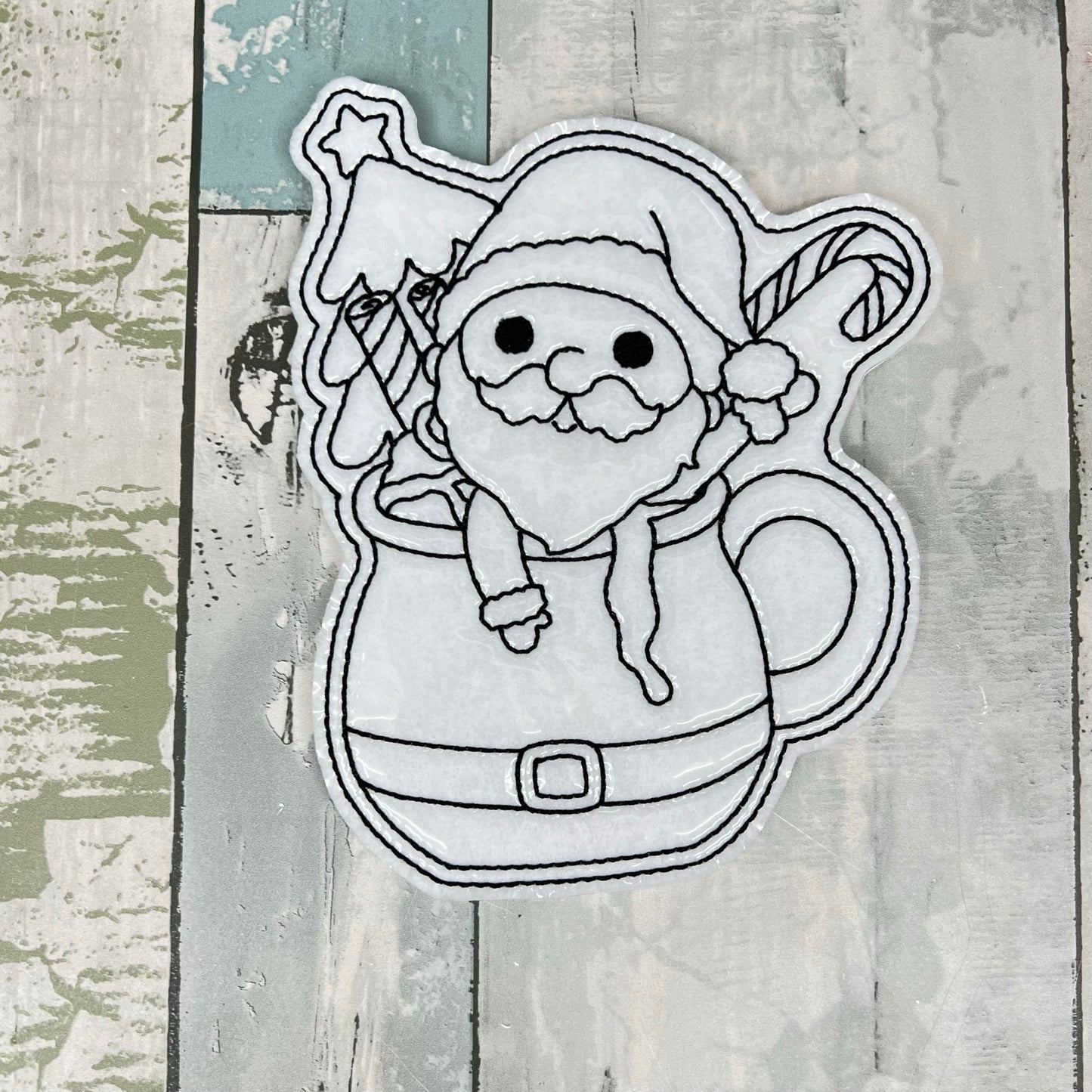 Christmas Mugs Colouring Dolls