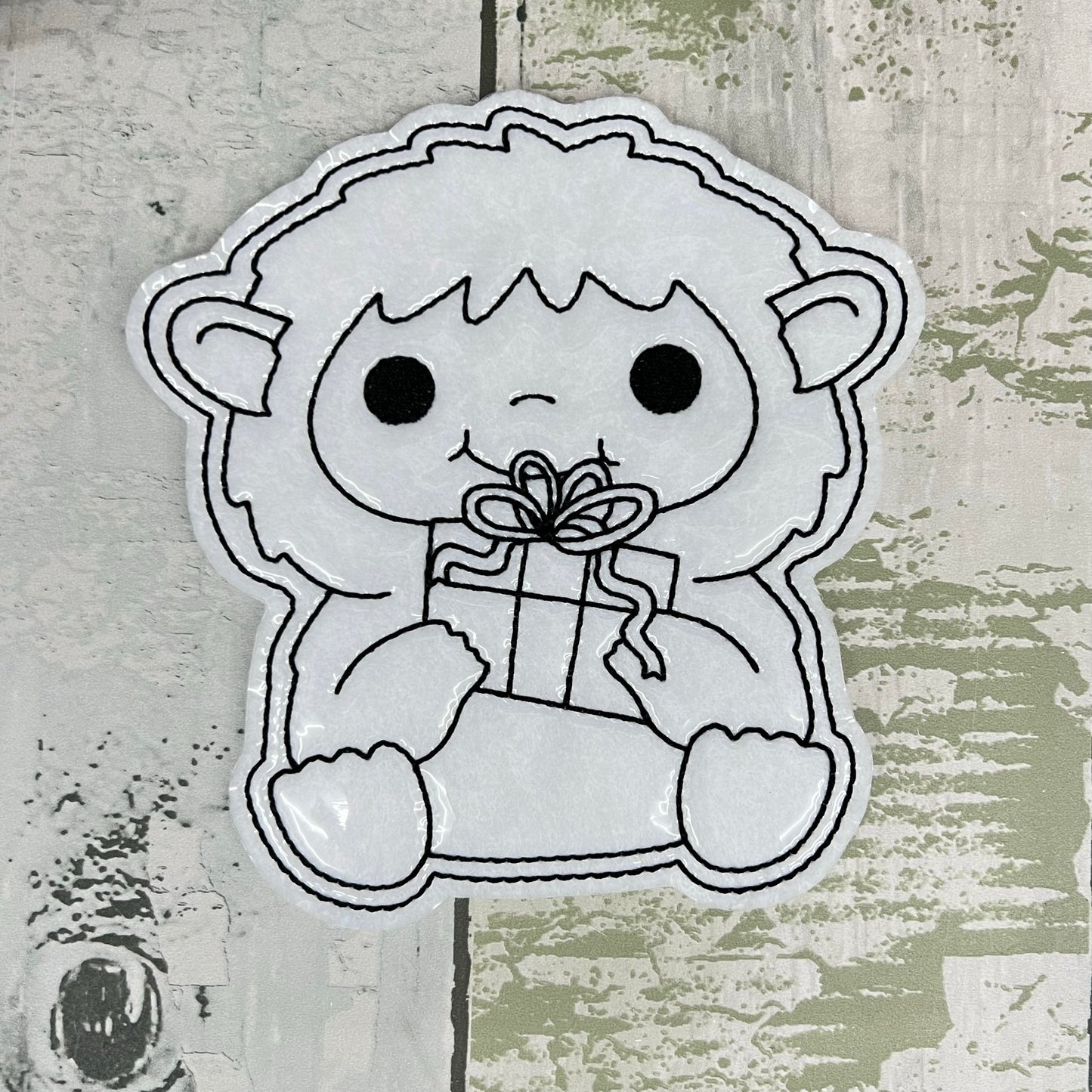 Christmas Yeti's Colouring Dolls