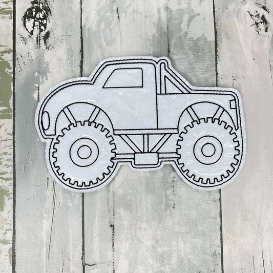 Monster Truck Set 2 Colouring Dolls