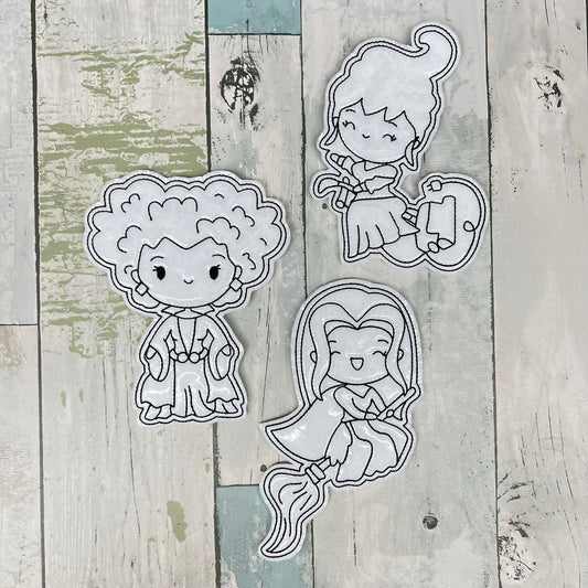 Sisters Set 2 Colouring Dolls