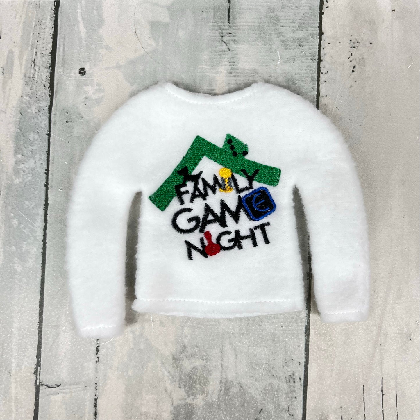 Family Game Night Elf Sweater