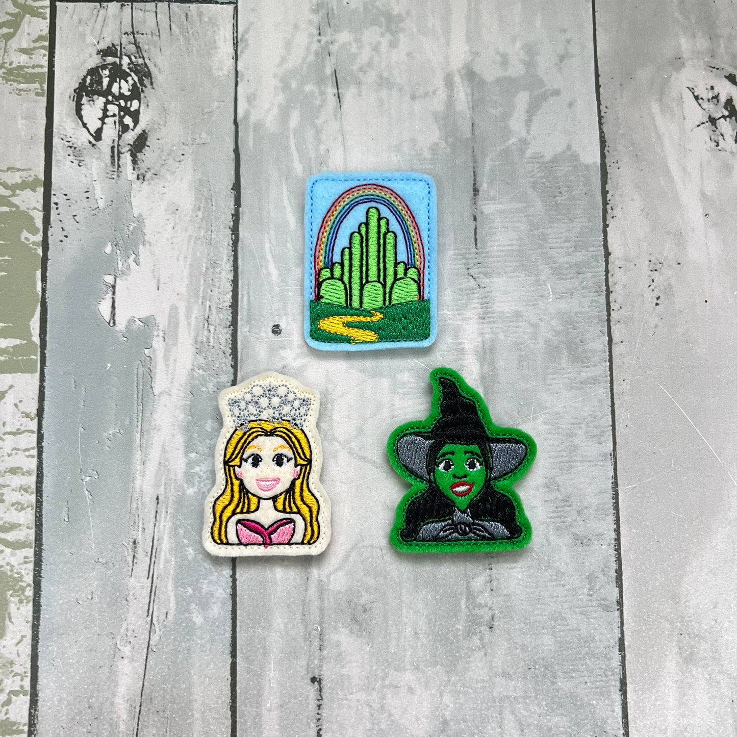 Emerald City Girls Felt Snap Hair Clip