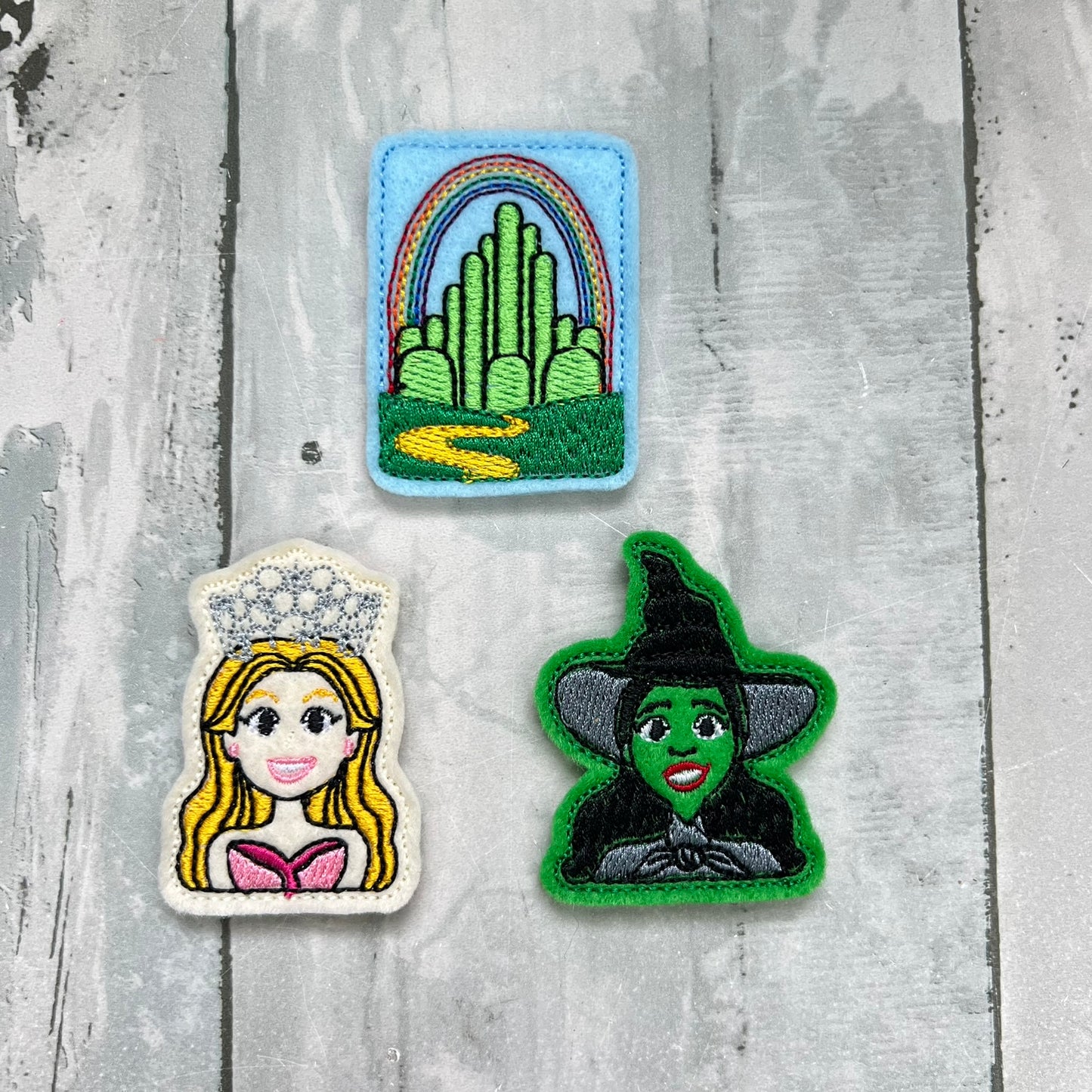 Emerald City Girls Felt Snap Hair Clip