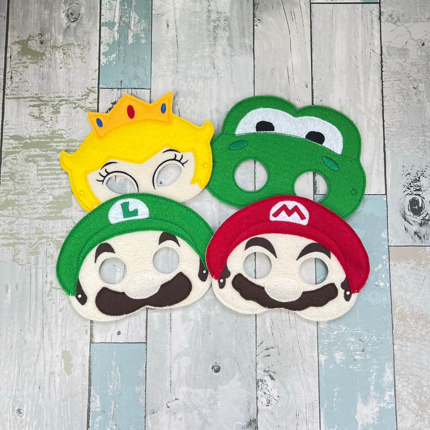 Plumber Family Felt Play Masks