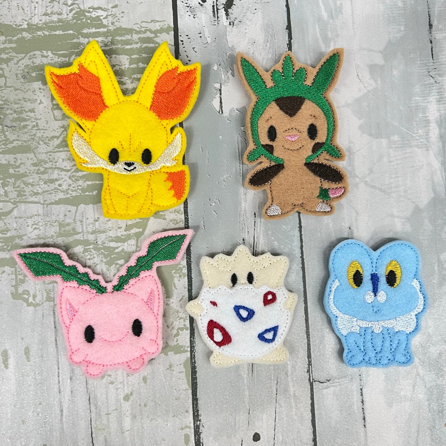 Yellow Search Animal Set #1 Finger Puppets