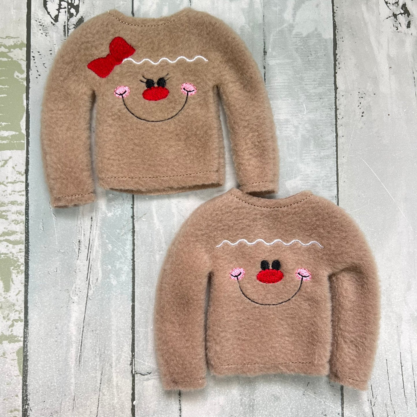 Gingerbread Kids Elf Sweater