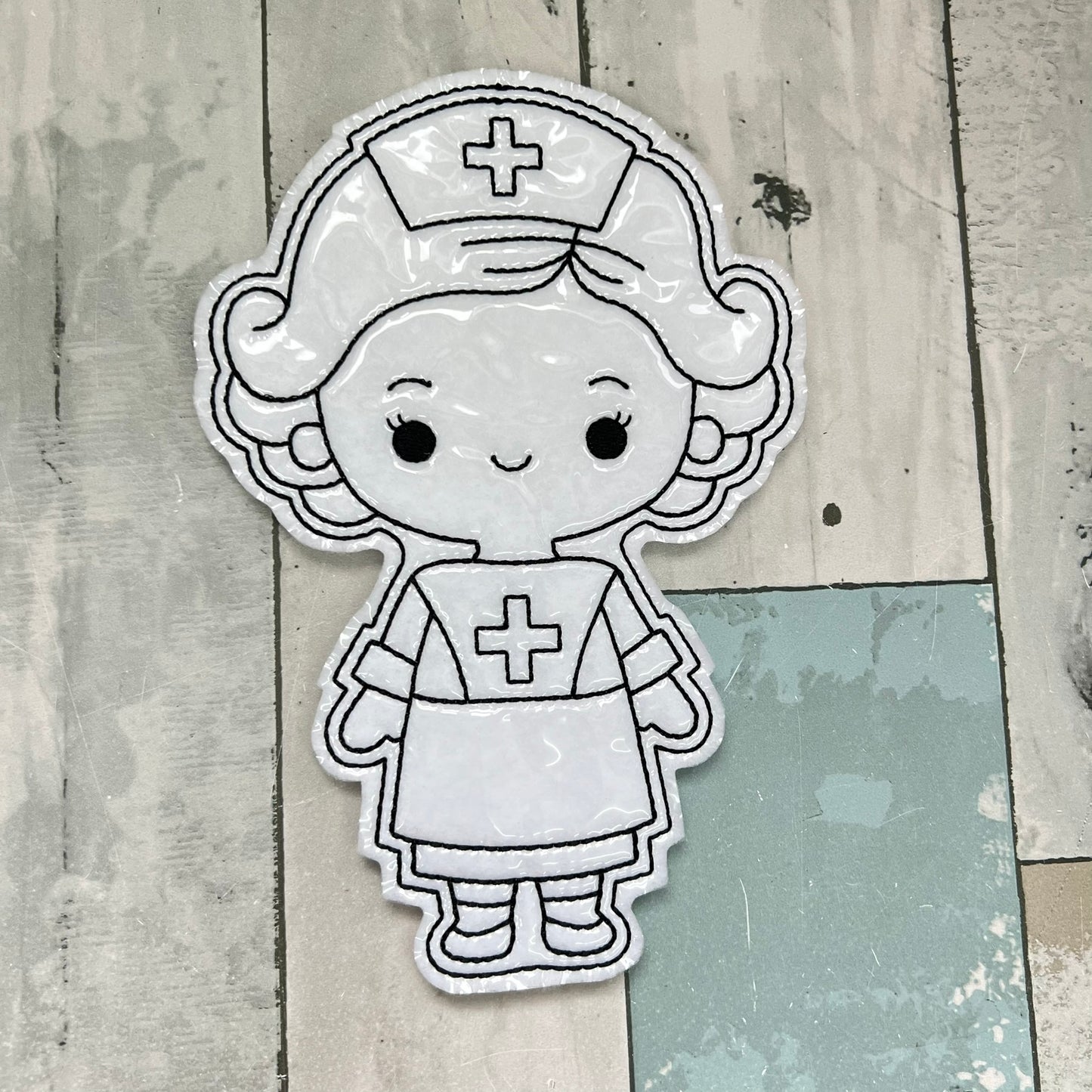 Hero Nurse Colouring Dolls