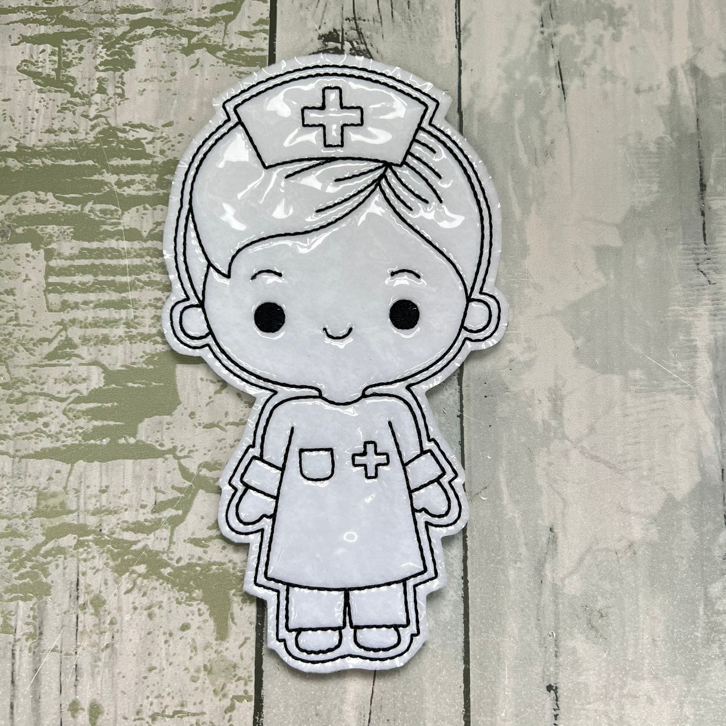 Hero Nurse Colouring Dolls