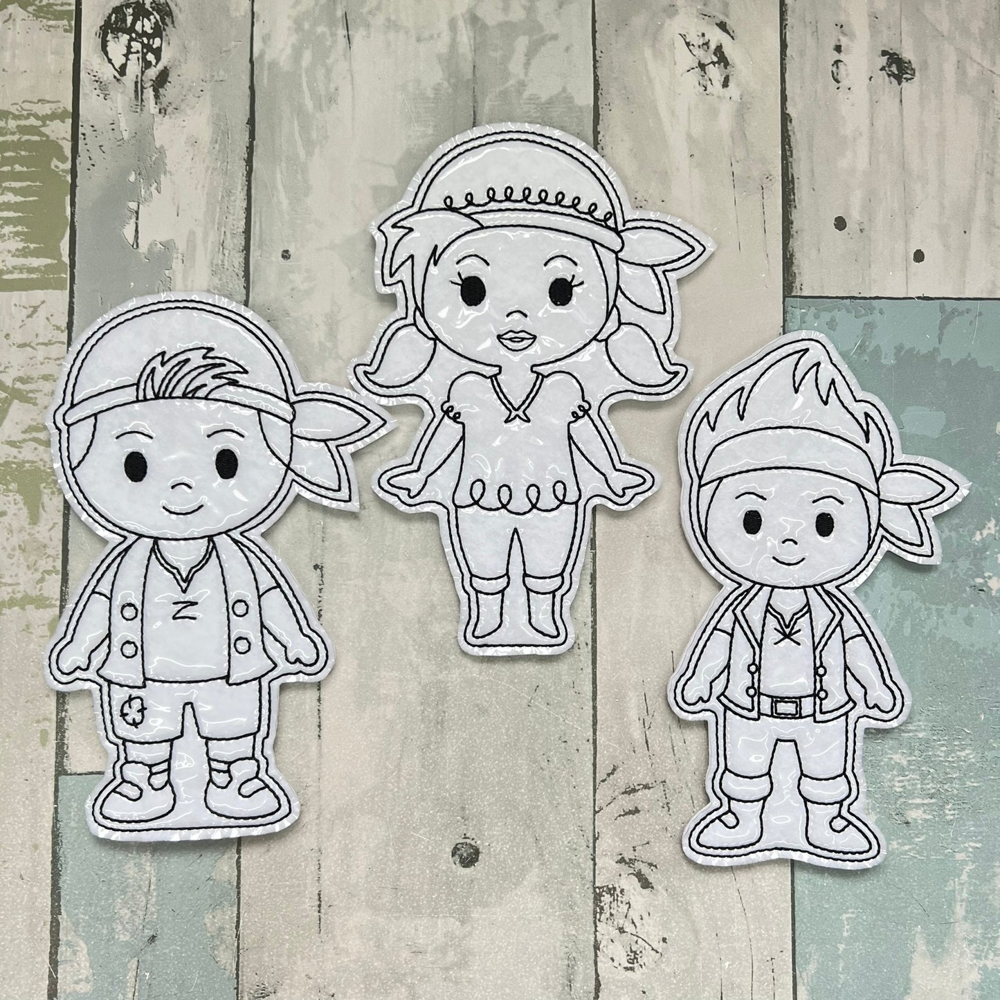 Kids That Don't Grow Up Colouring Dolls