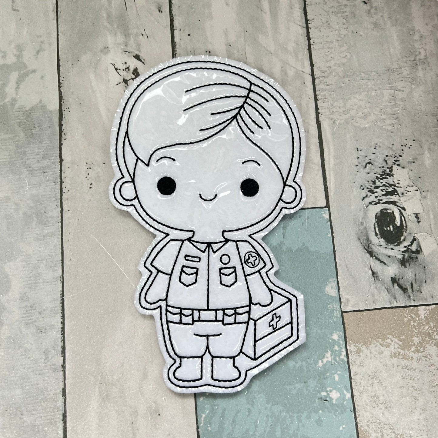 Hero EMT Colouring Dolls