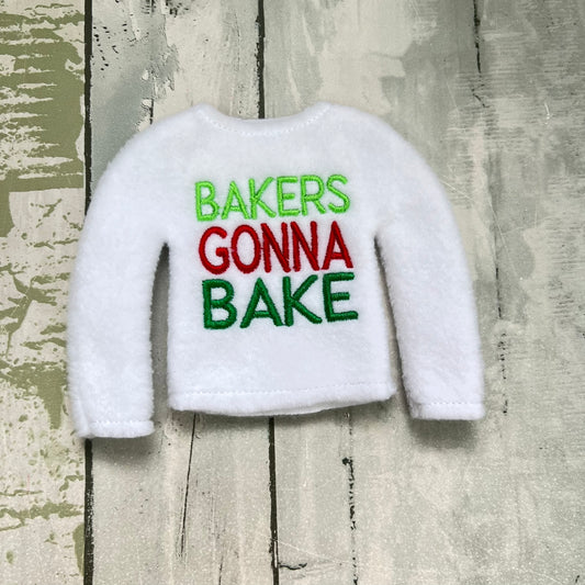 Bakers Gonna Bake Elf Sweater