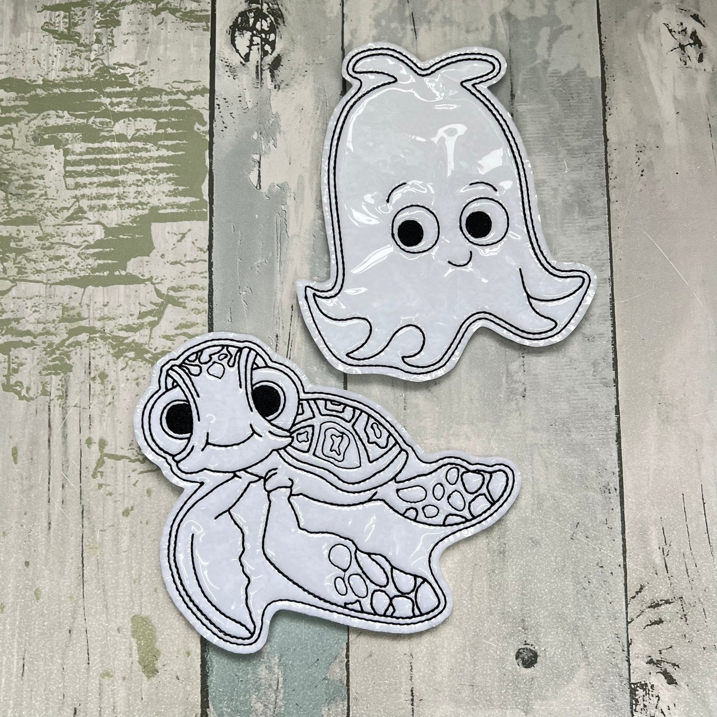 Under the Sea Set 2 Colouring Dolls