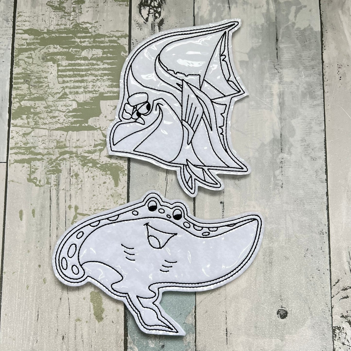 Under the Sea Set 2 Colouring Dolls