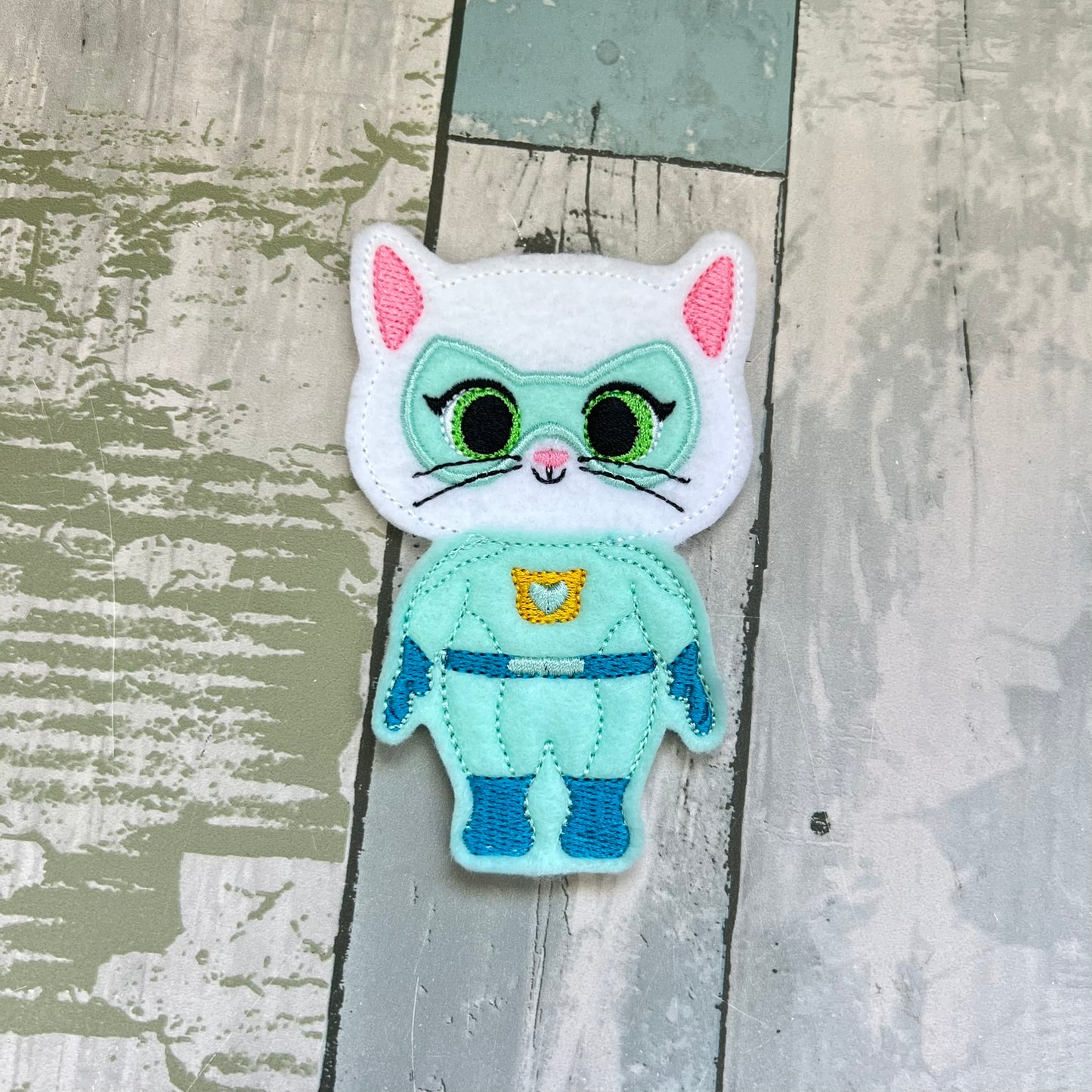 Feline Helpers Felt Finger Puppets