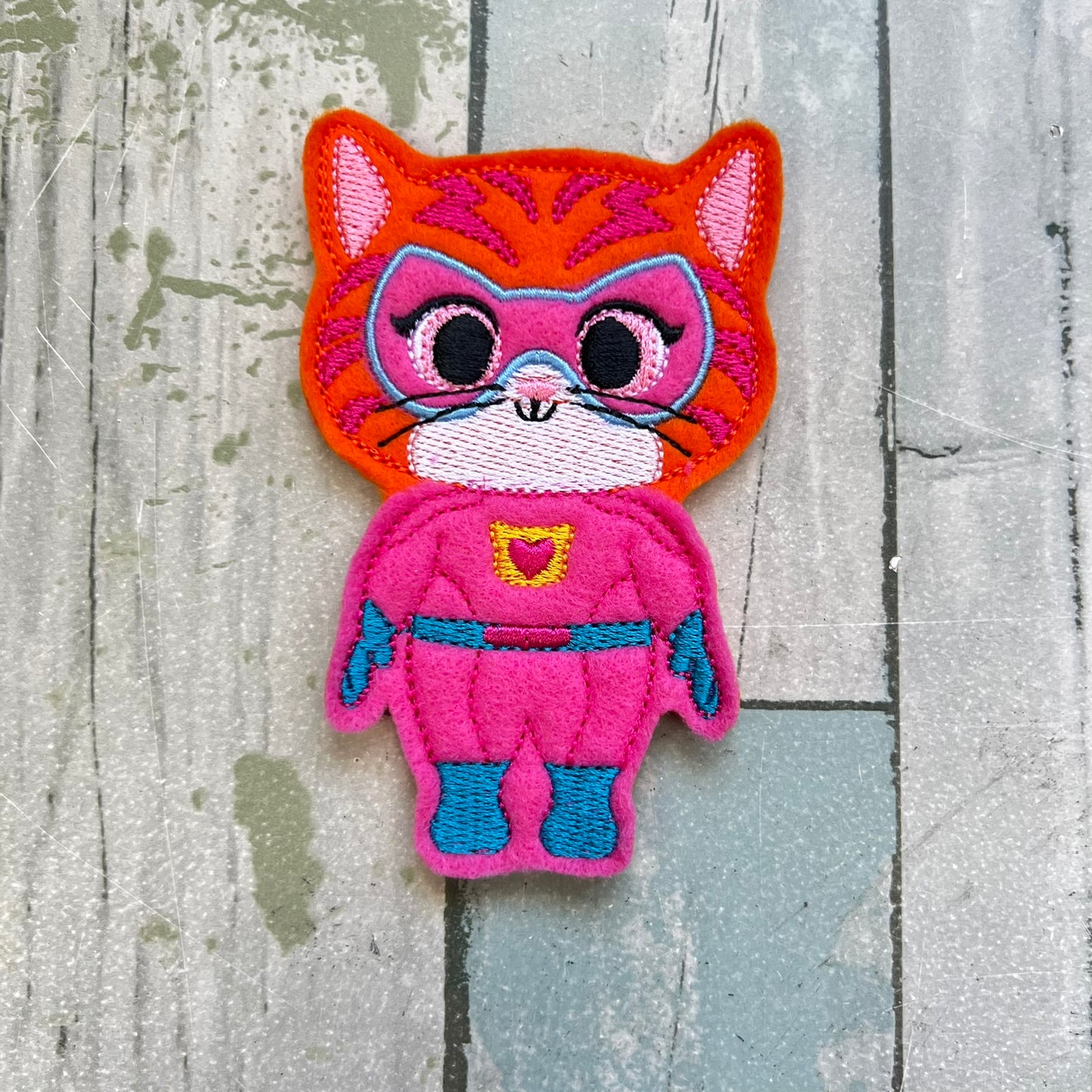 Feline Helpers Felt Finger Puppets