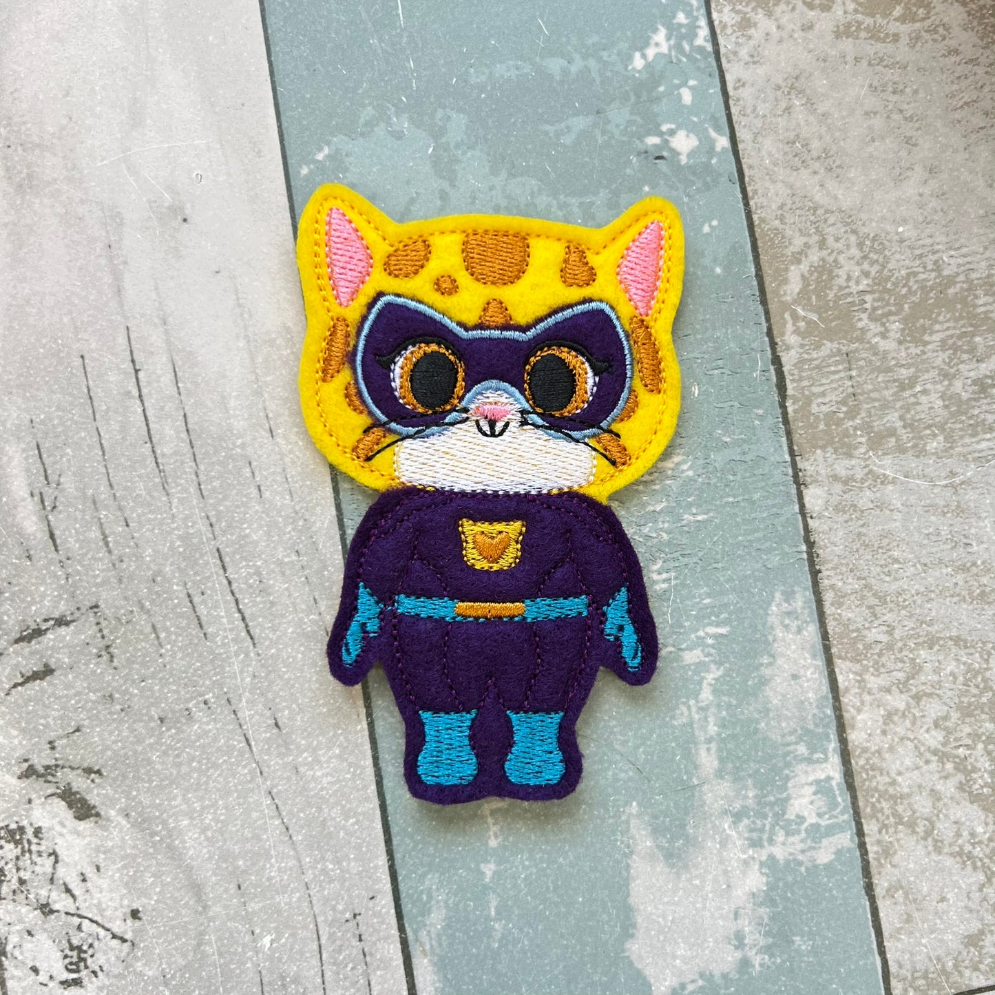 Feline Helpers Felt Finger Puppets
