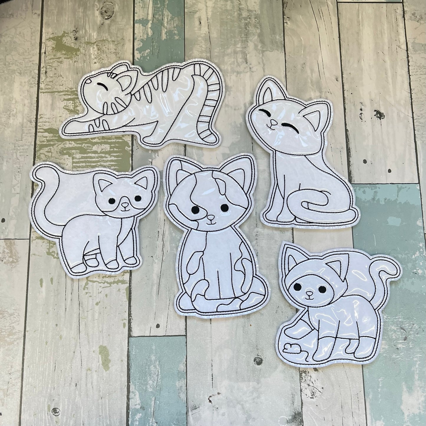 Cats Colouring Dolls