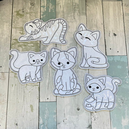 Cats Colouring Dolls