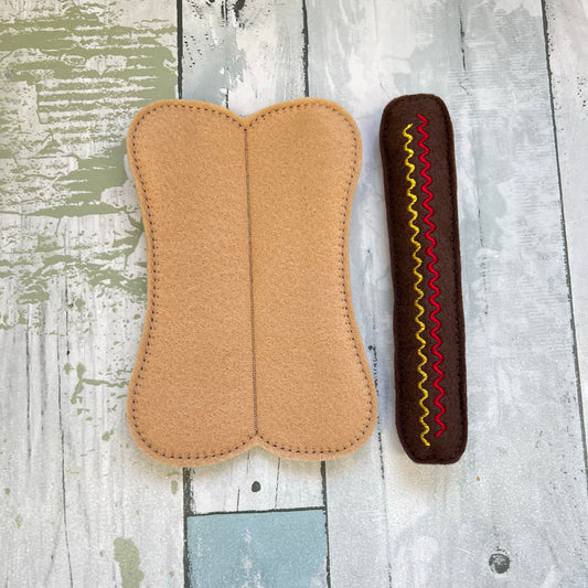 Hotdog Felt Play Food