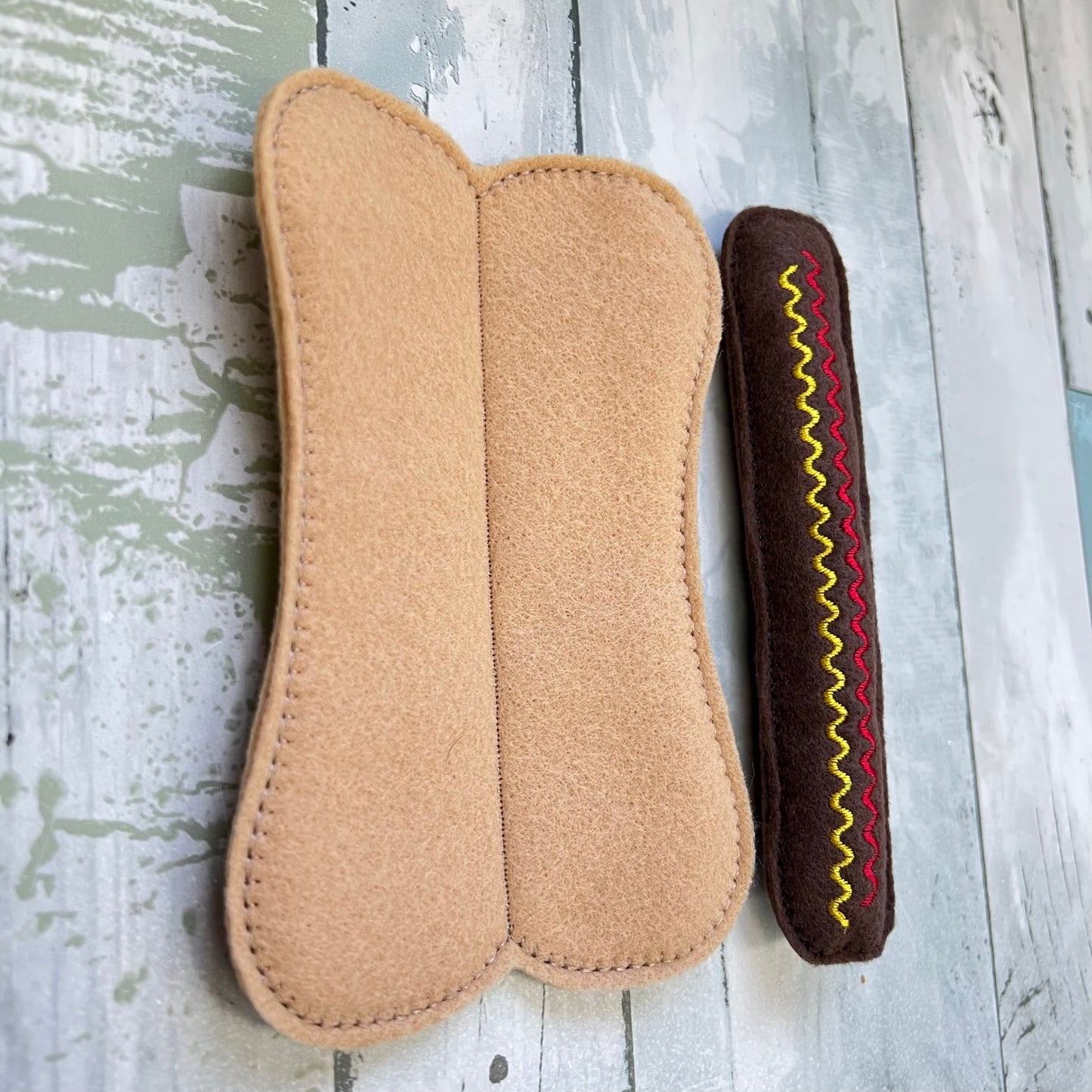 Hotdog Felt Play Food