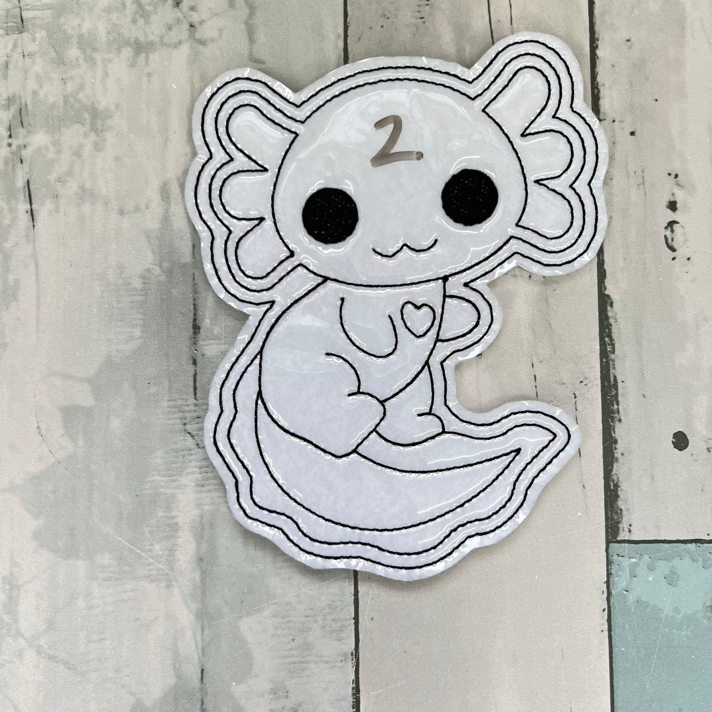 Axolotl Colouring Dolls
