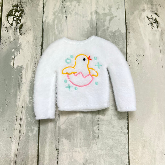Doodle Chick Elf Sweater