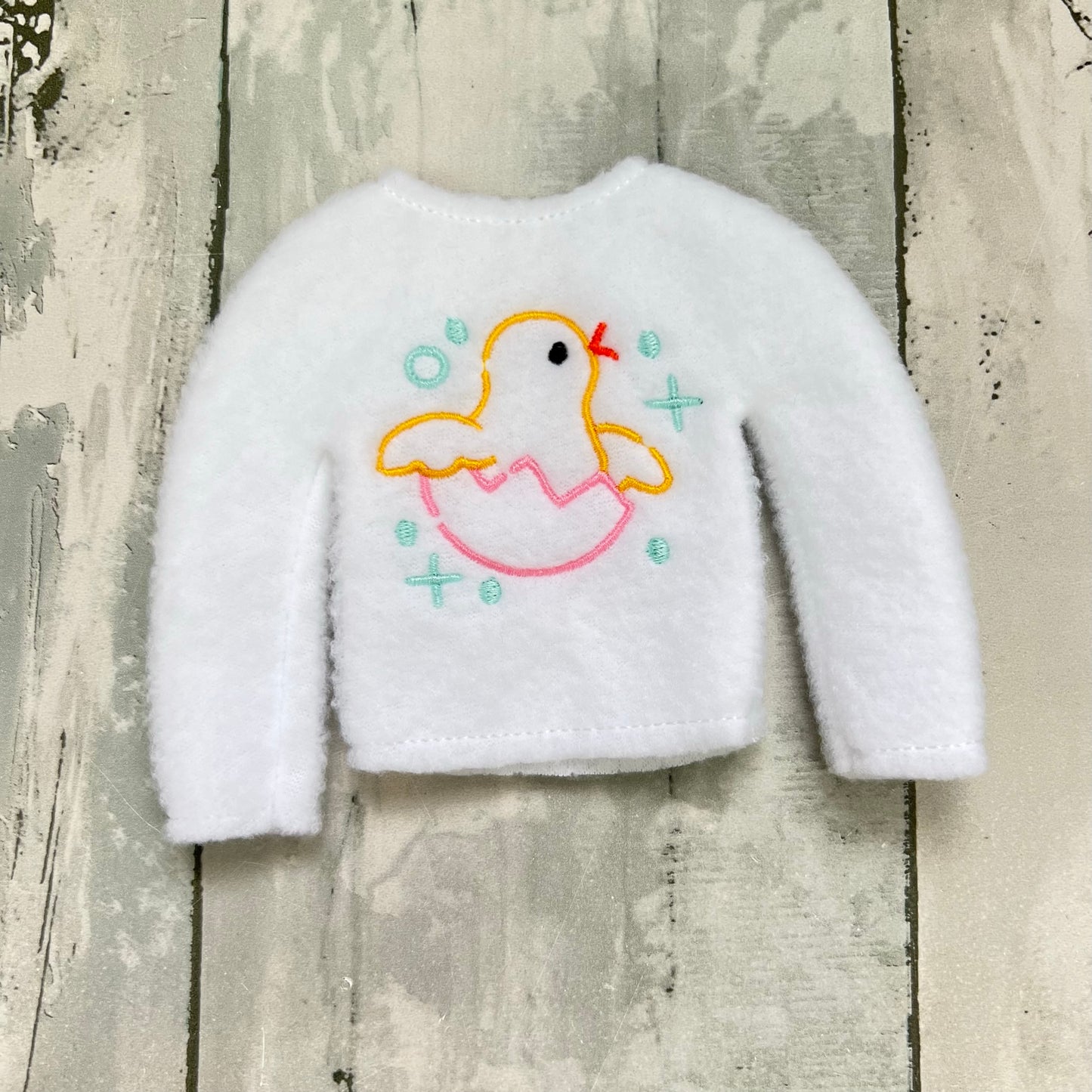 Doodle Chick Elf Sweater