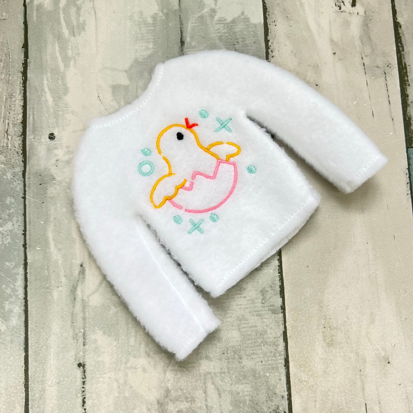 Doodle Chick Elf Sweater