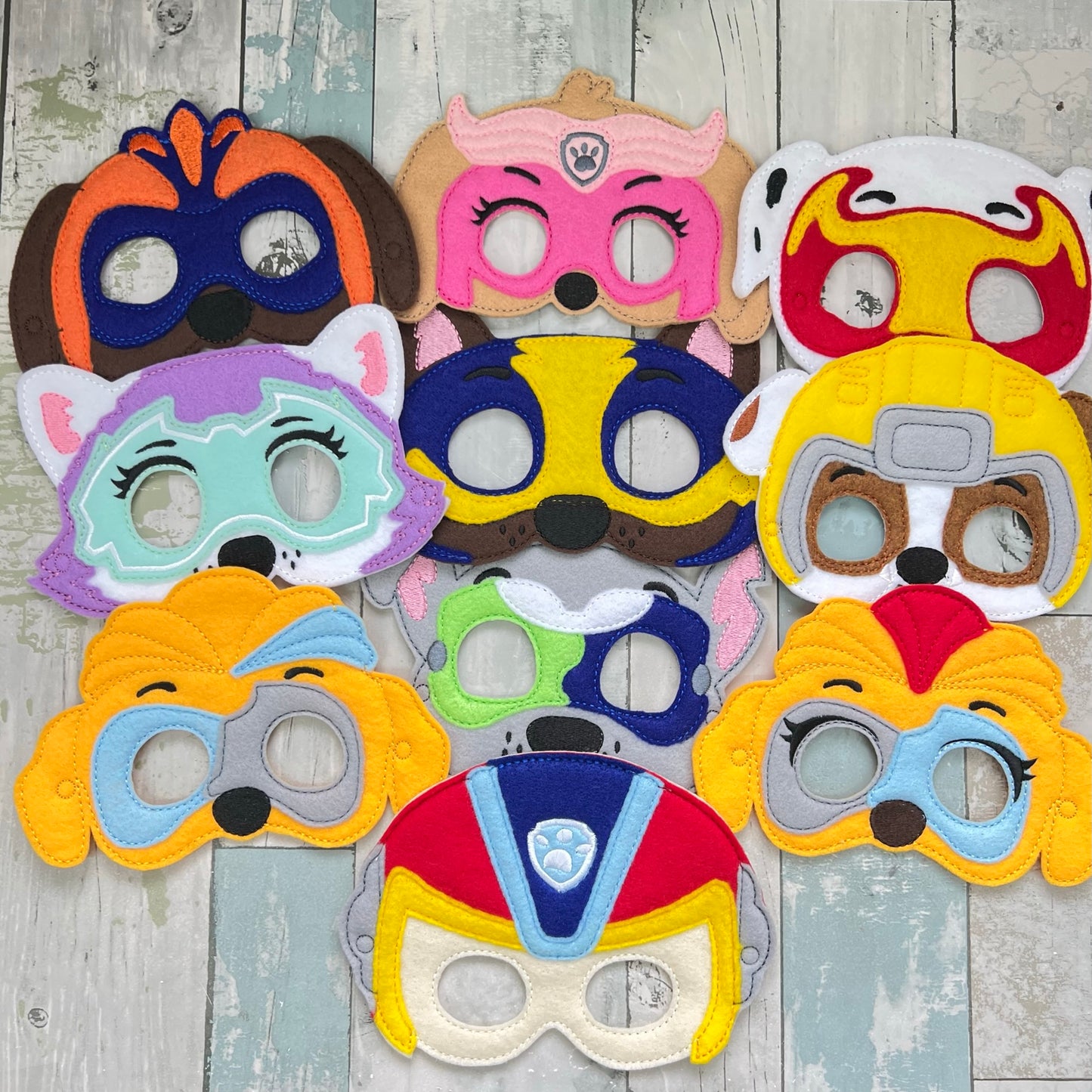 Helpful Strong Pups Felt Play Masks