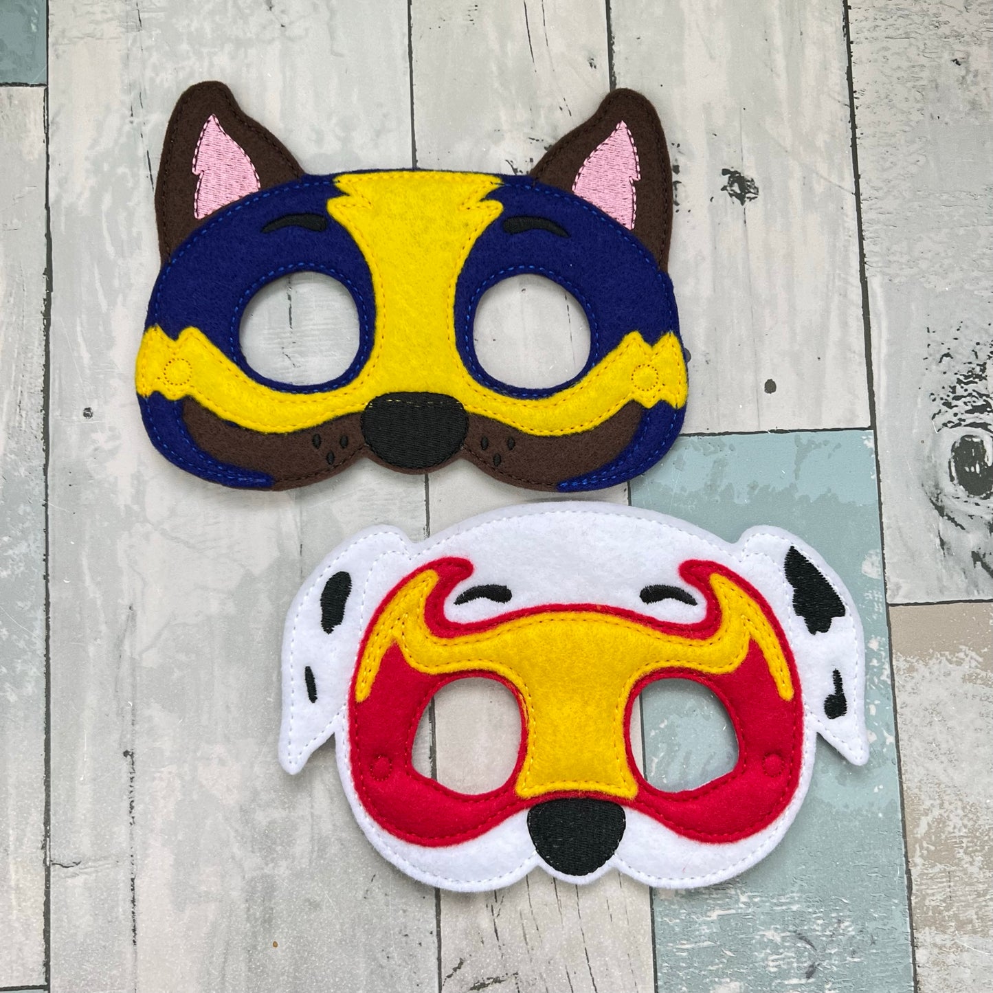 Helpful Strong Pups Felt Play Masks