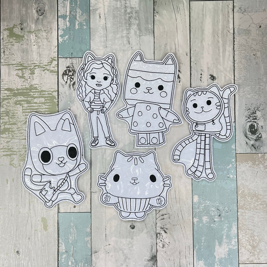 Girl & Friends Colouring Dolls