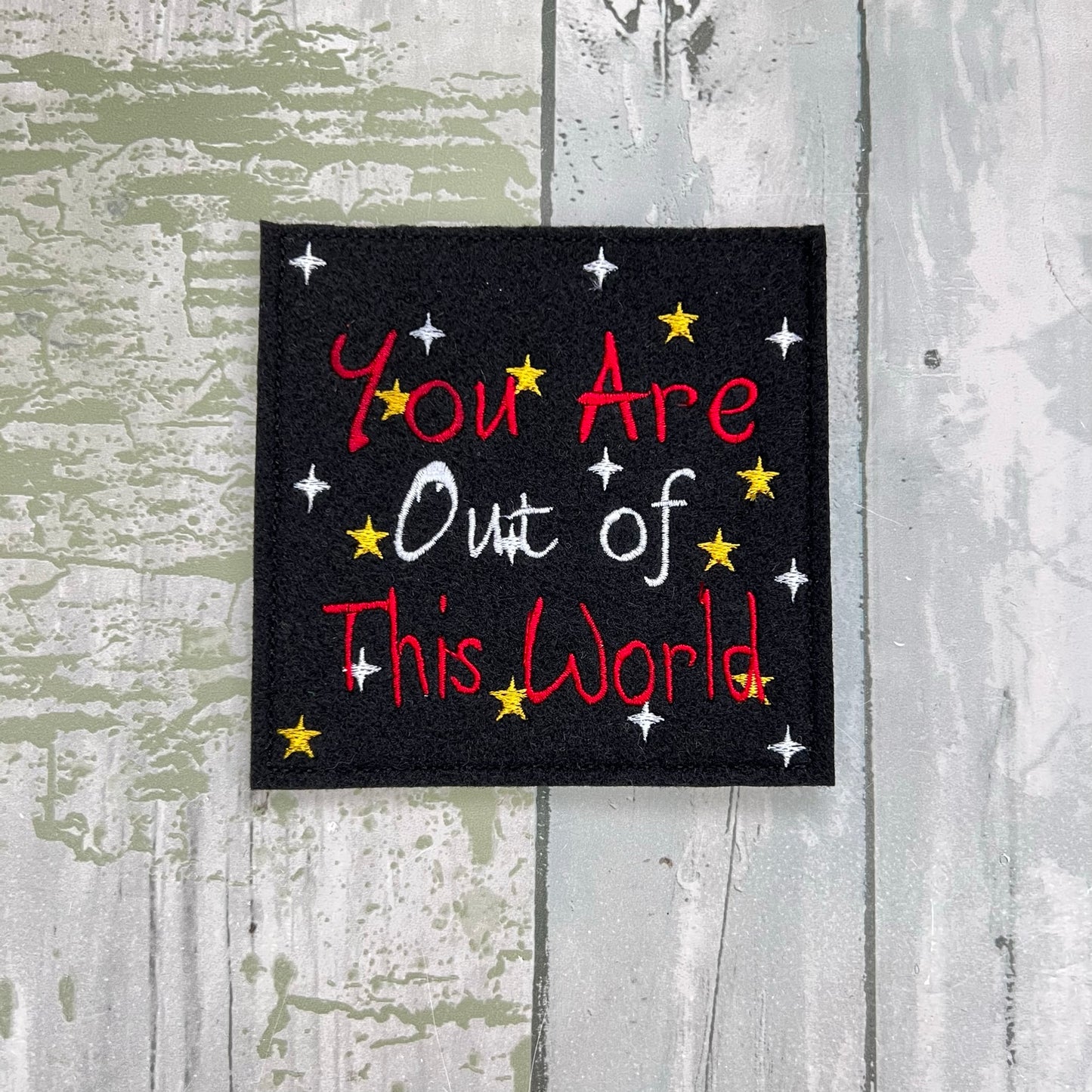 Astronaut Felt Finger Puppet with Pouch