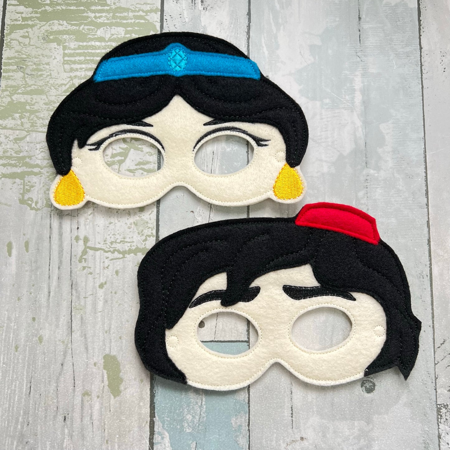 Desert Princess Felt Play Masks