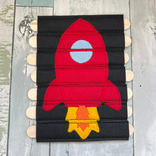 Rocket Felt Stick Puzzle