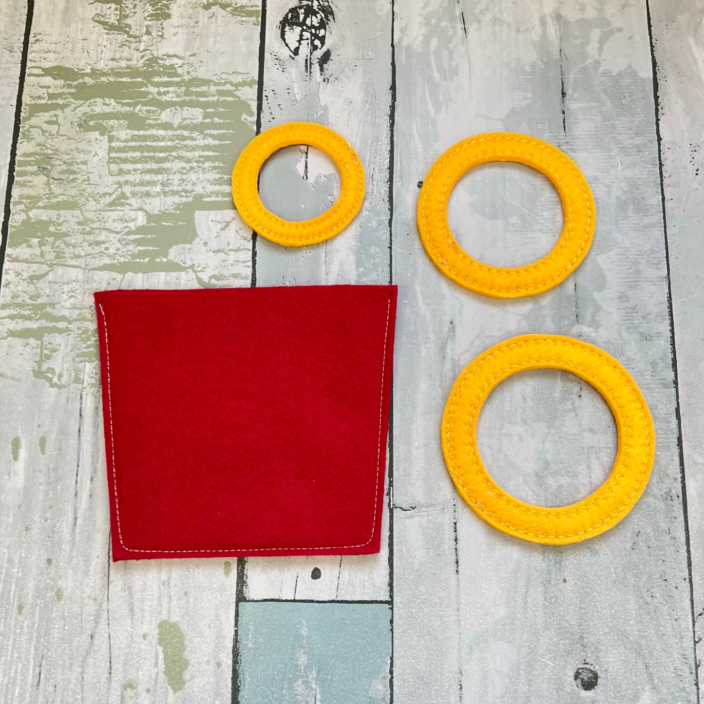 Onion Rings Felt Play Food
