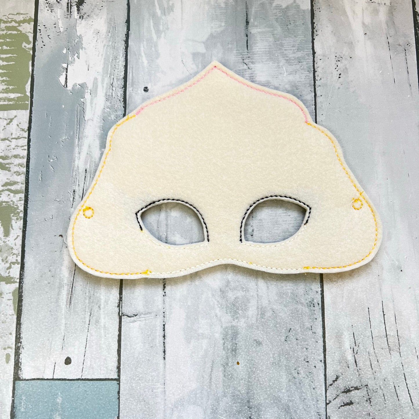 Pink Princess Felt Play Mask