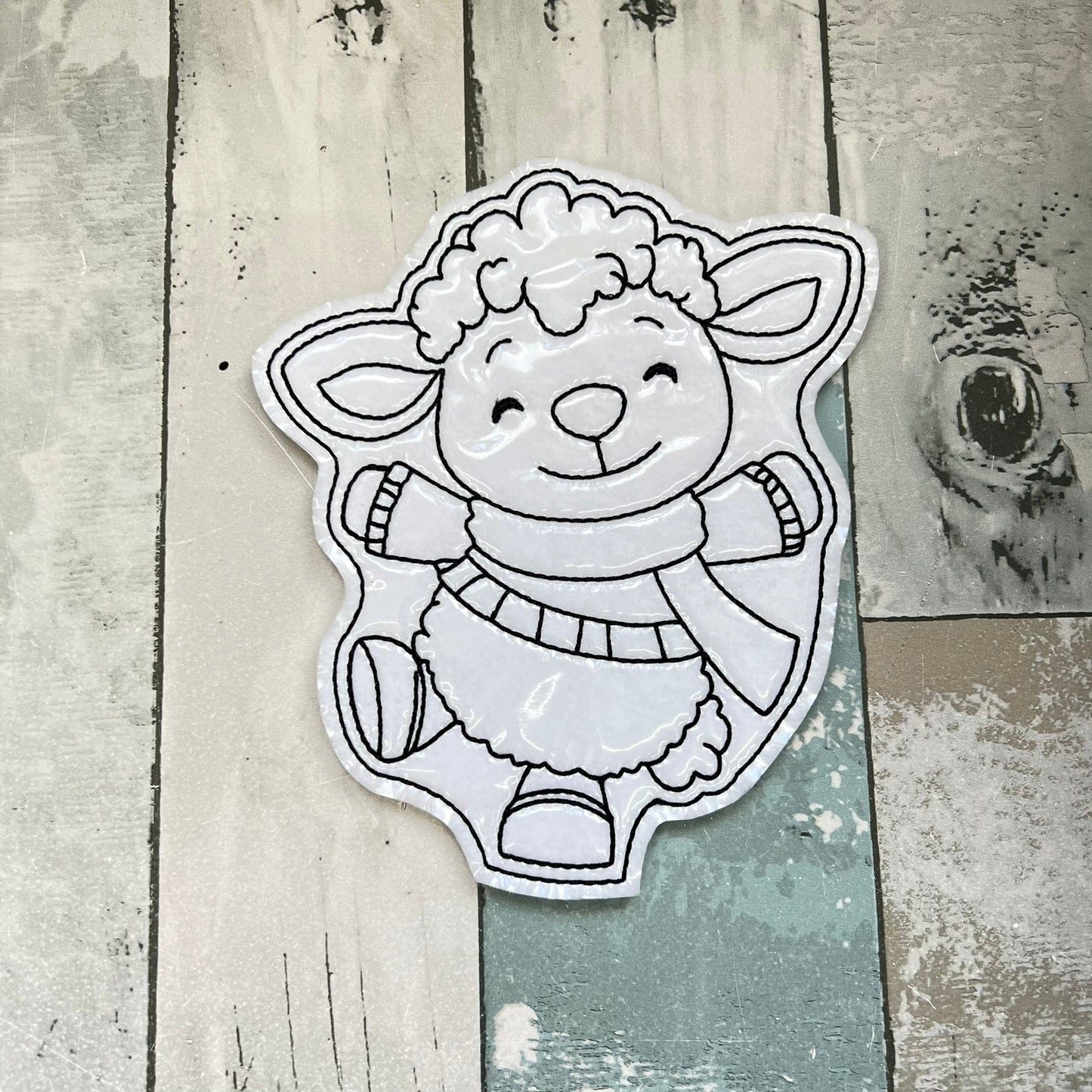 Sheep Dancing Colouring Dolls