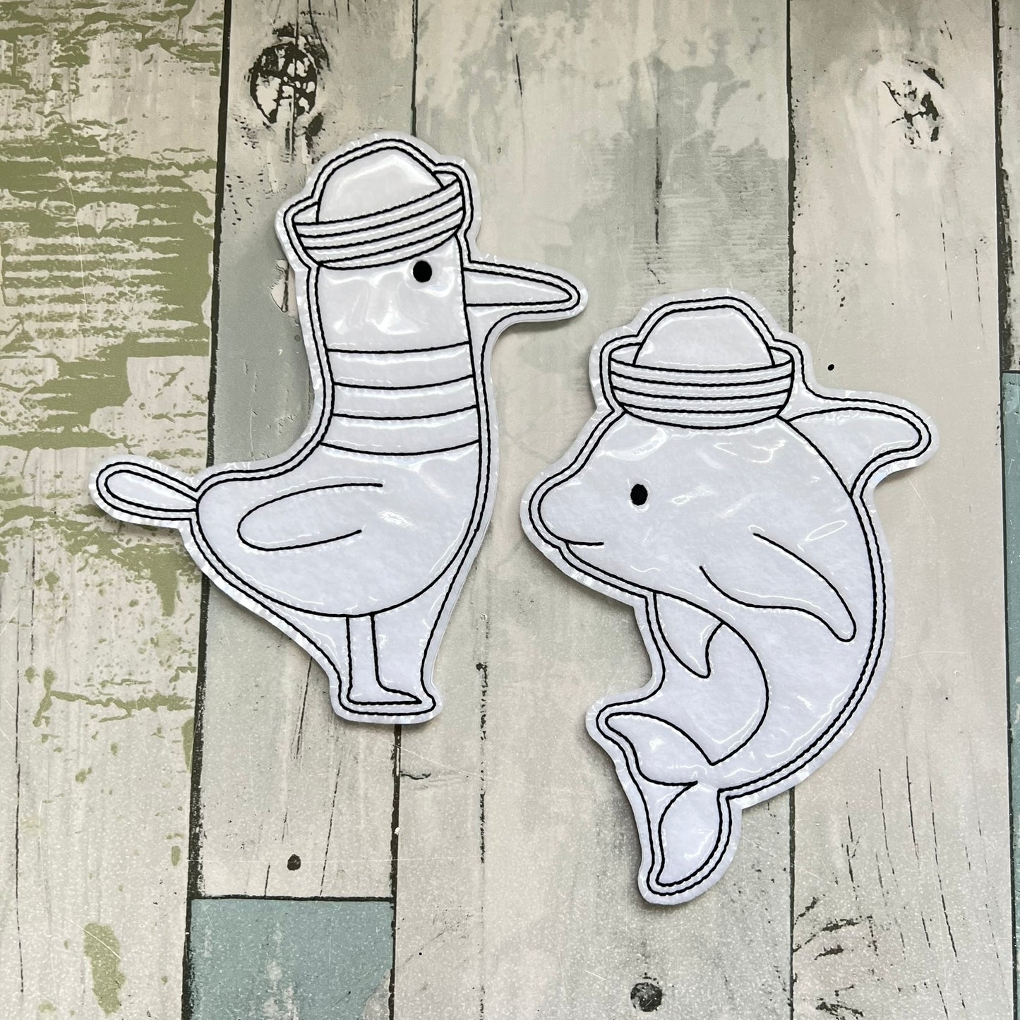 Sailor Animals Colouring Dolls