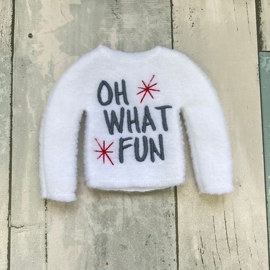 Oh What Fun Elf Sweater