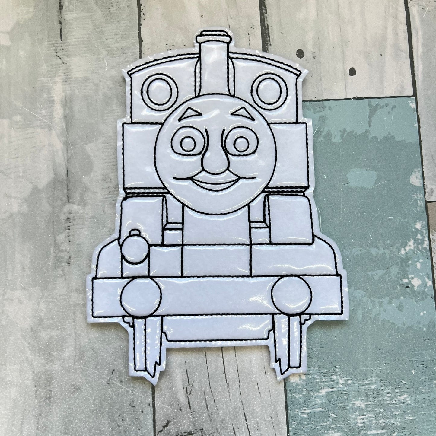 Rides on Tracks & Friends Colouring Dolls