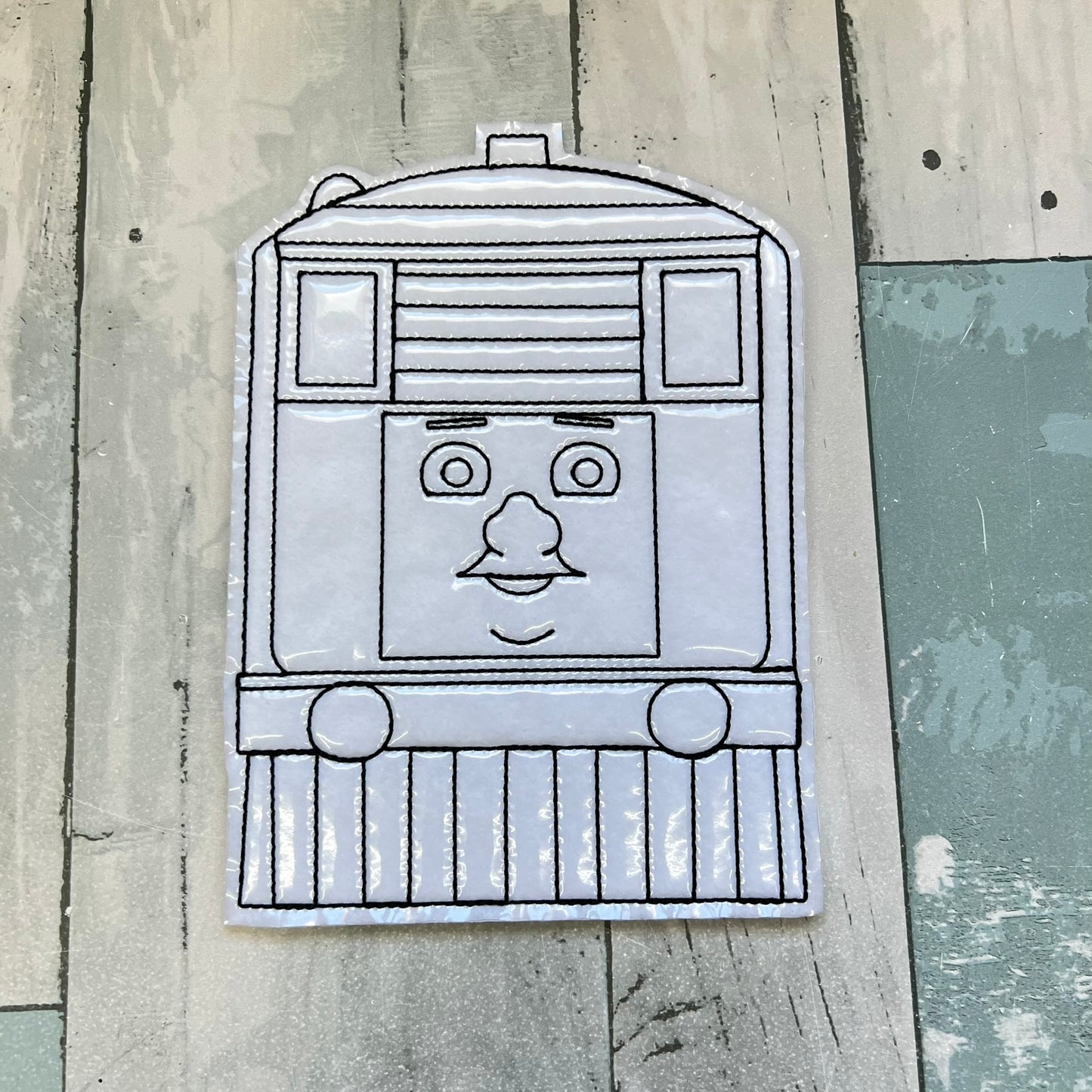 Rides on Tracks & Friends Colouring Dolls