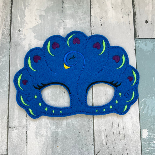 Peacock Felt Play Mask