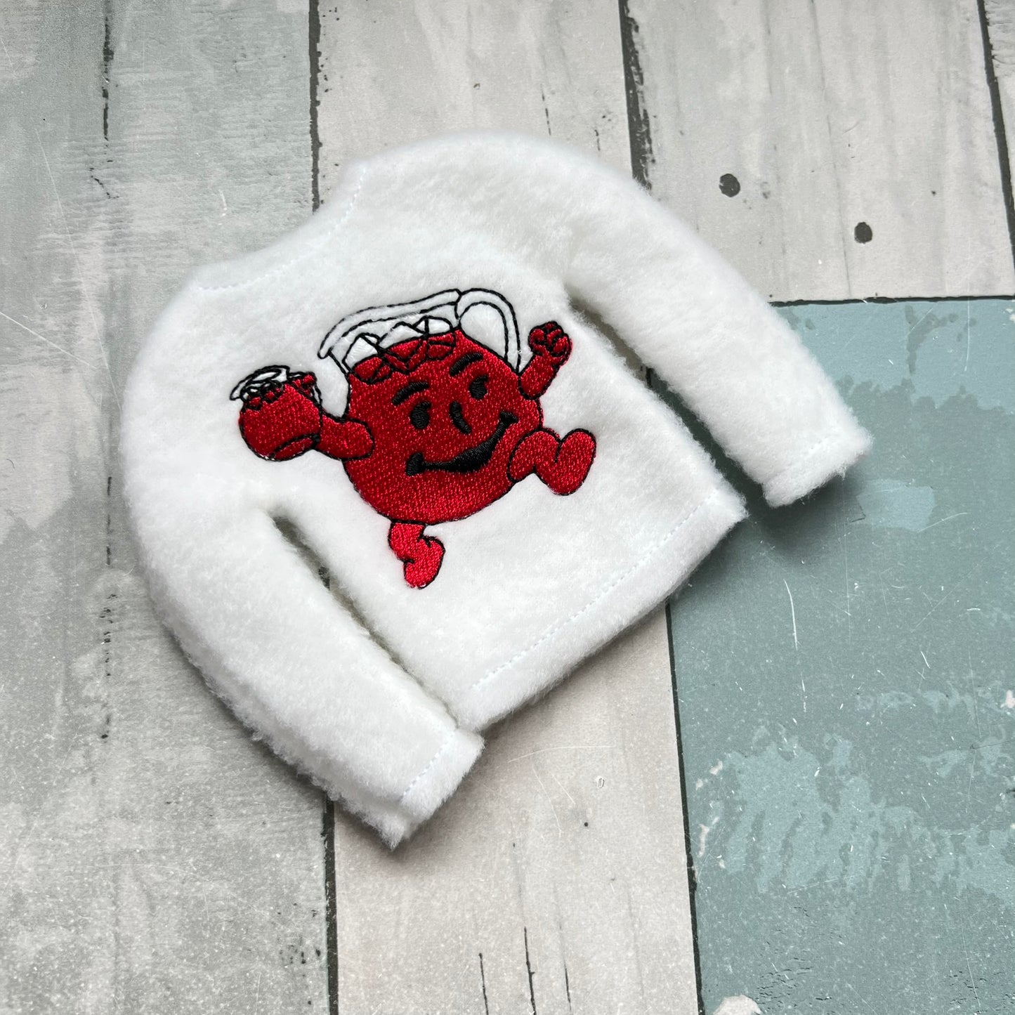 Running Happy Pitcher Elf Sweater