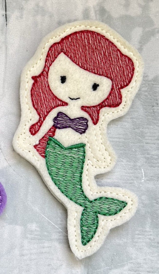 Under the Sea Princess Felt Finger Puppets