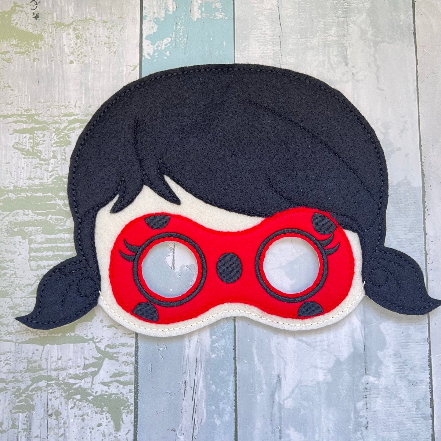 Ladybug & Cat Felt Play Mask