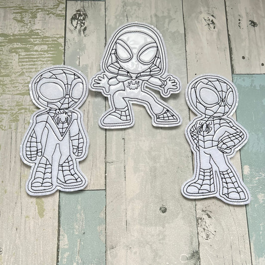 Superhero Colouring Dolls Set #5