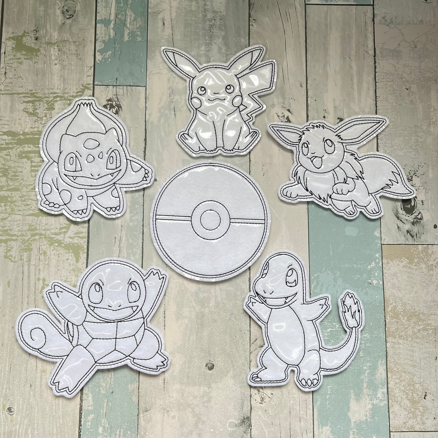Yellow Search Animal Colouring Dolls, Set #1