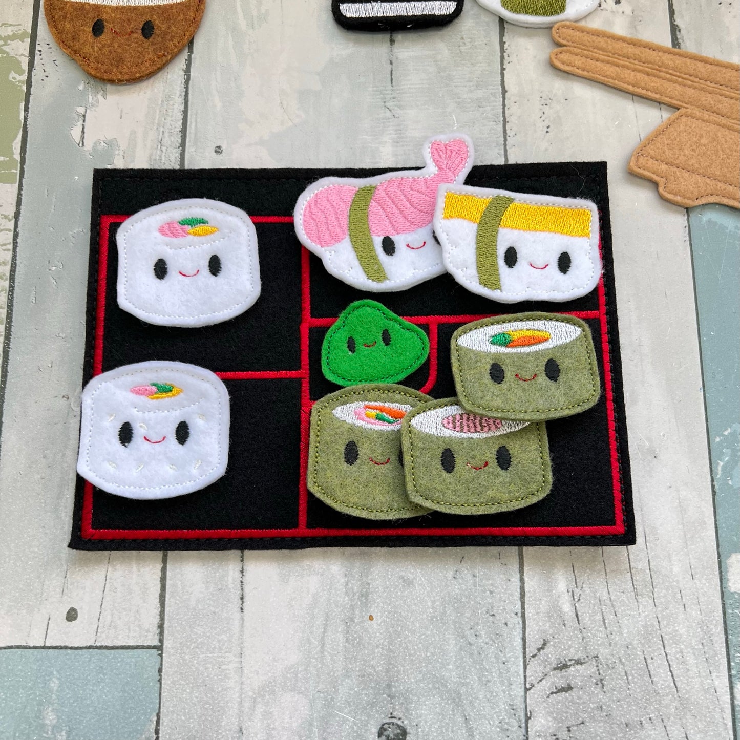 Sushi Felt Finger Puppets