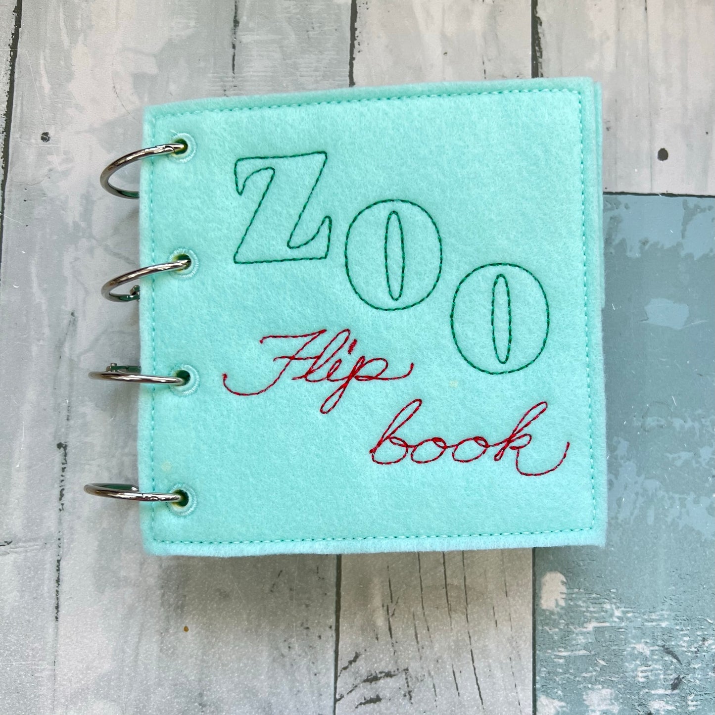Zoo Flip Book • Felt Quiet Time Book